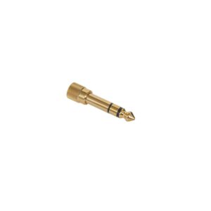 Adaptador de áudio Jack 3.5MM estéreo fêmea com rosca para Jack 6.3MM estéreo macho Fonestar - AA-151