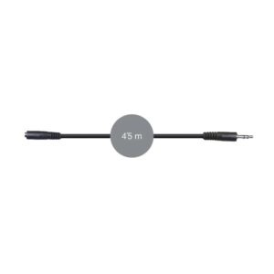 Cabo de sinal de áudio Jack 3.5MM estéreo fêmea para Jack 3.5MM estéreo macho Fonestar - AA-425L