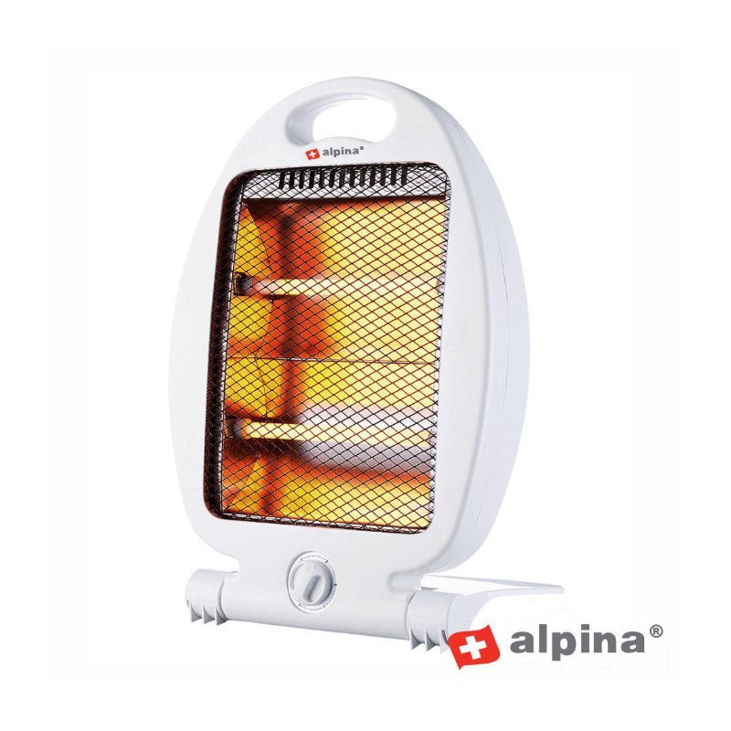 Aquecedor de Halogéneo Portátil 400W/800W ALPINA - ALP124