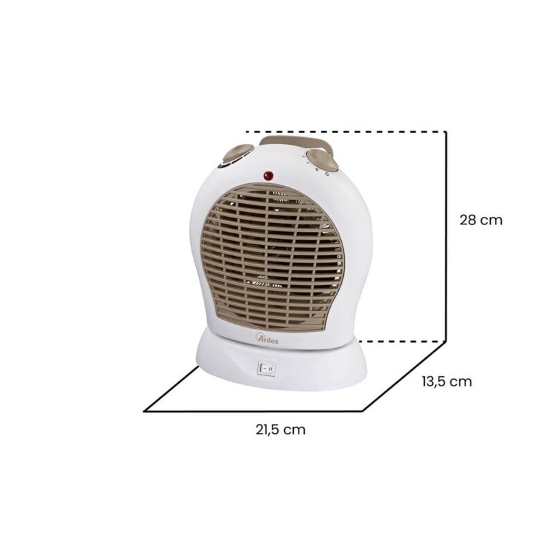Aquecedor Termo ventilador 1000/2000W ARDES - AR4F03OS - Image 2