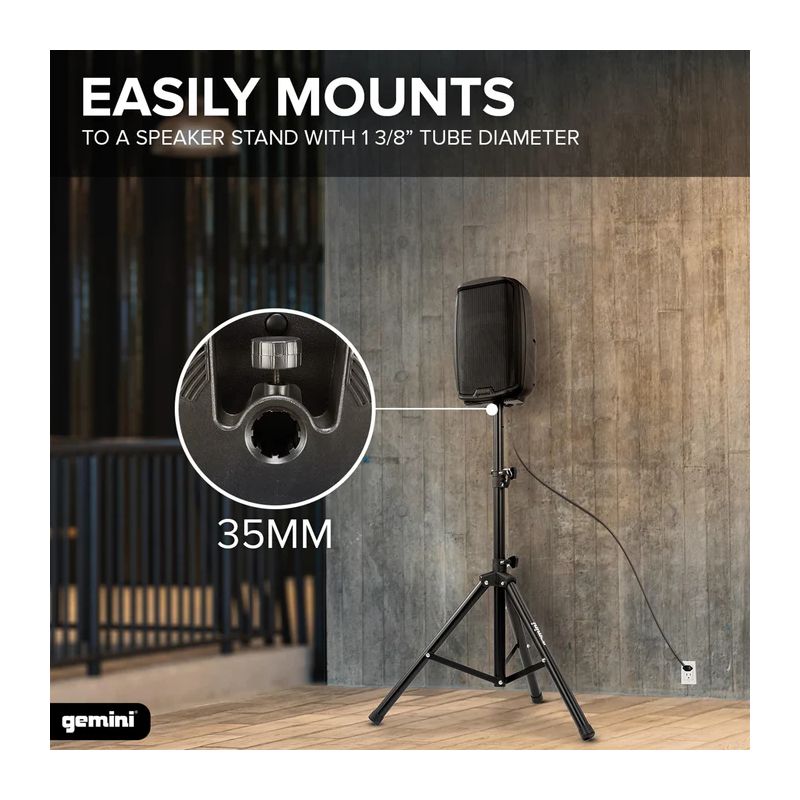 Alto-falante PA ativo de 8" 500W - Portátil com alimentação Gemini - AS-2108P - Image 7