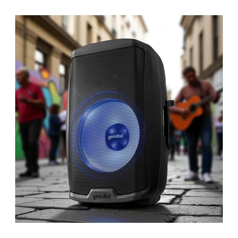 Altifalante PA Bluetooth com LED 2000 W 15" Gemini - AS-2115BT-LT - Image 2