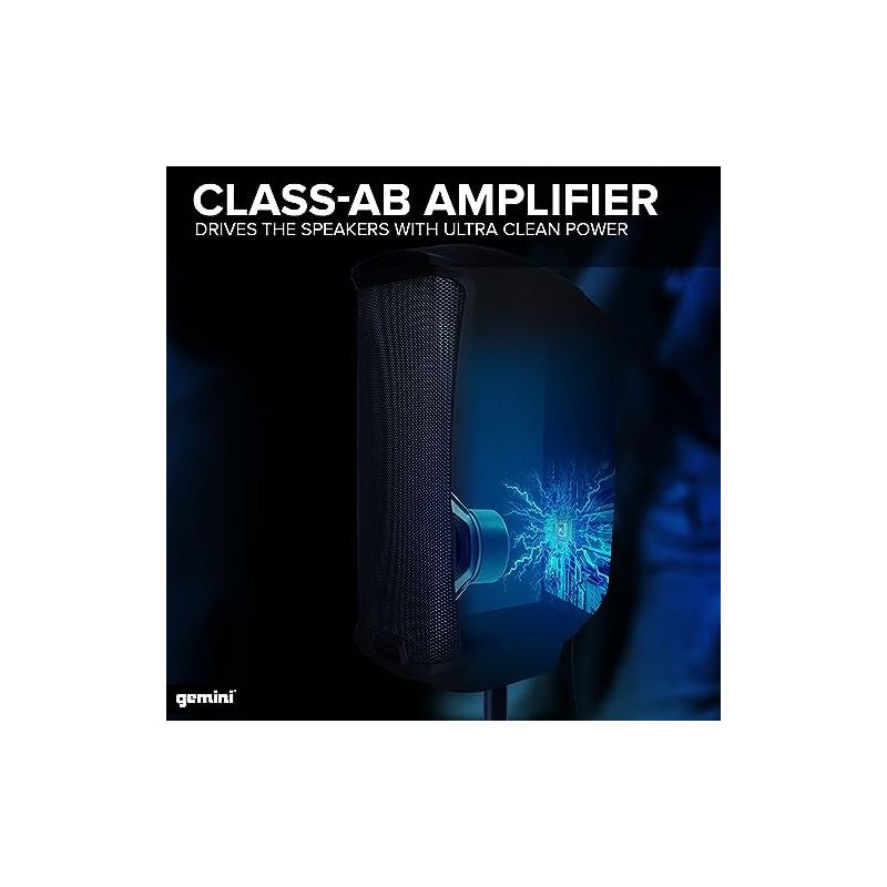 Altifalante PA ativo de 15" 2000W com driver de titânio Gemini - AS-2115P - Image 3