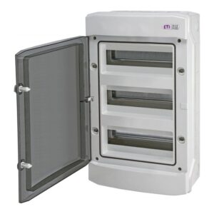 Caixa mural IP65 3x12 módulos c/porta transparente Eti - ECH-36PT
