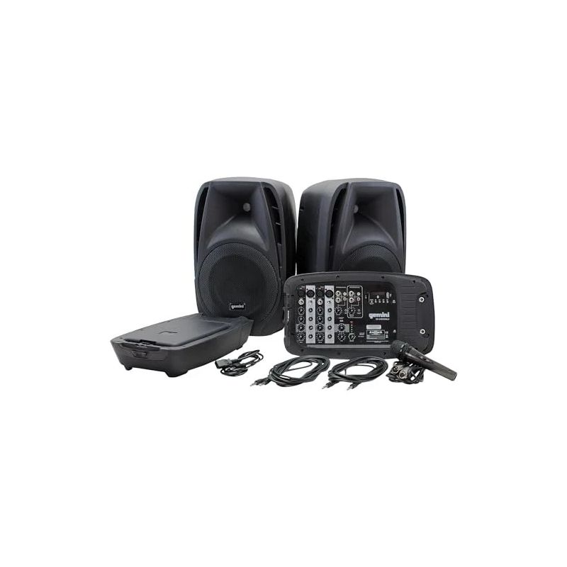 Sistema PA portátil Amplificador Classe D de 150 W 10 polegadas Gemini - ES-210MXBLU