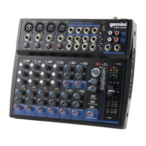 Misturador de áudio Bluetooth profissional de 12 canais Gemini - GEM-12USB