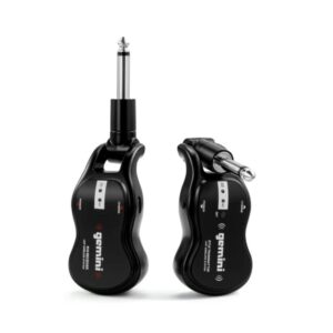 Sistema sem fios recarregável UHF para guitarra Gemini GMU-G100