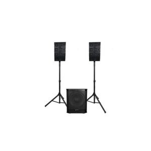 Sistema PA profissional LRX-448 Line Array com subwoofer de 12" e 1000 W RMS Gemini