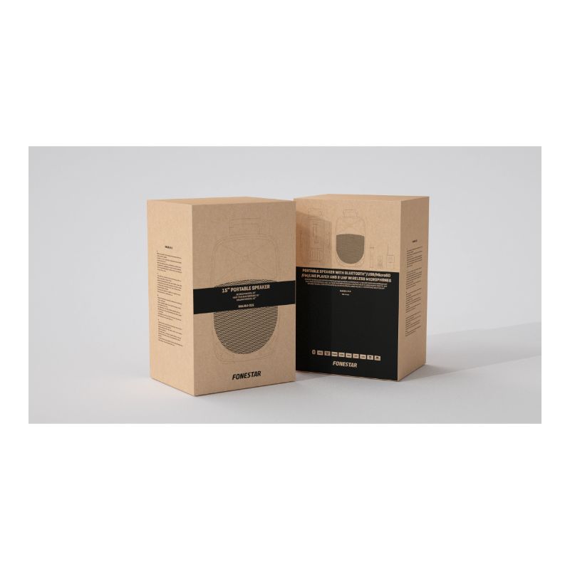 Áudio portátil Colunas portáteis 15'' - FONESTAR MALIBU-315 - Image 6