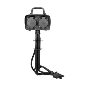 Tomada Dupla para Jardim Orno - OR-AE-13138(GS)