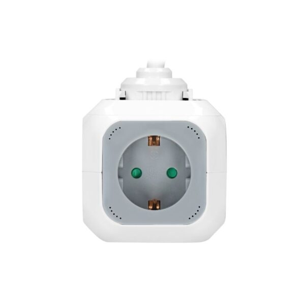 Tomadas de Extensão, 2 x USB, 4 x Tomadas Schuko, Cabo de 1,4 m Orno - OR-AE-13144(GS) - Image 4