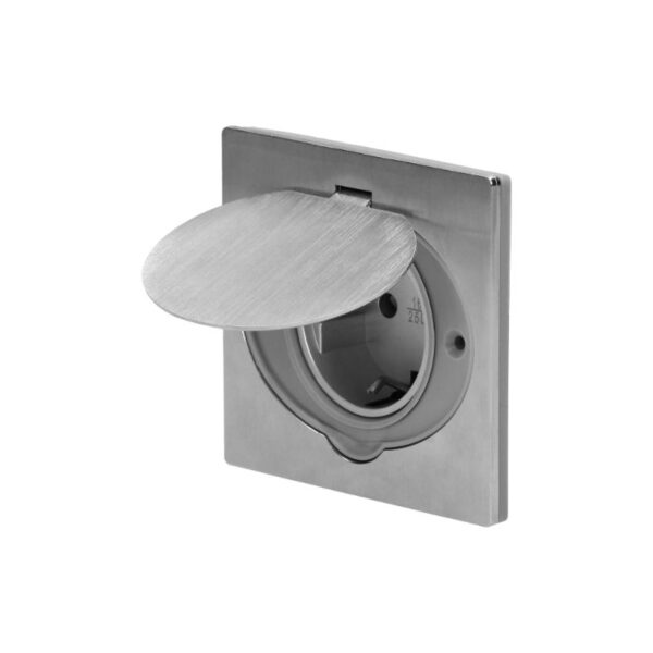 Tomada Elétrica Hermética, IP44, Schuko Orno - OR-AE-1397(GS) - Image 3