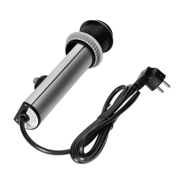 Tomada Embutida para Móveis Ø6cm com Carregador USB e Cabo de 1,5m, 3x2P+E, 2xUSB, INOX Orno - OR-GM-9027(GS) - Image 5