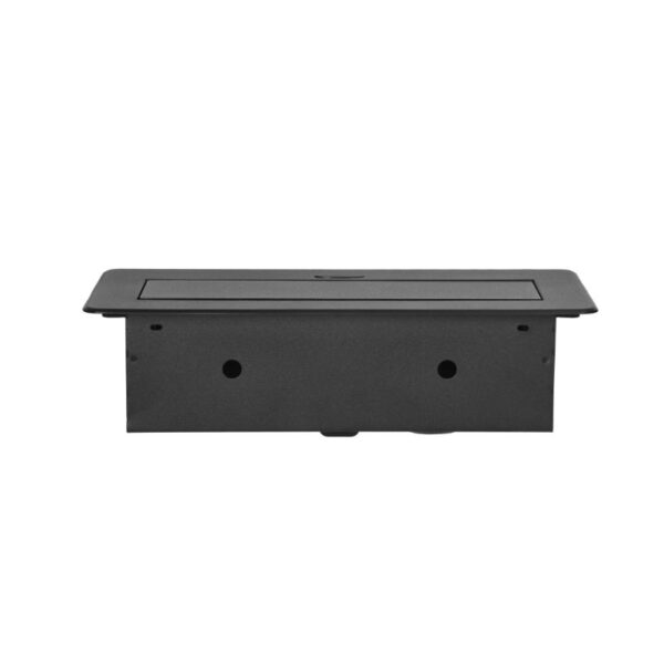 Tomada Embutida para Móveis com Borda Fresada Plana e Carregador USB, 2x2P+E (Schuko), 2x USB (tipo A+C; 3,6 A), Preta Orno - OR-GM-9034(GS)/B - Image 5