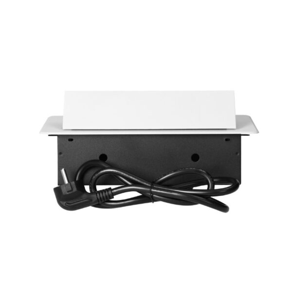 Tomada Embutida para Móveis com Borda Plana Fresada, Carregador USB e cabo de 1,5 m, 2x2P+E, 2xUSB, Branca Orno - OR-GM-9035(GS)/W - Image 6