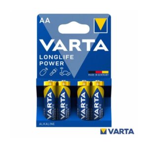 4 Pilhas Alcalina AA 1.5V Longlife Power Varta - PAV-AA/4