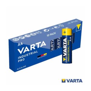 10 Pilhas Alcalina LR6/AA 1.5V Industrial Pro Varta - PAV-INDAA/10