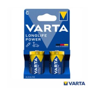 2 Pilhas Alcalina LR14/C 1.5V Longlife Power Varta - PAV-LR14/2B