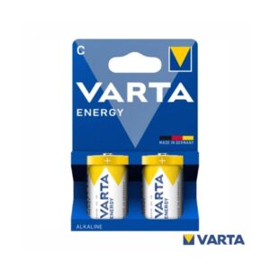 2 Pilhas Alcalina LR14/C 1.5V Energy Varta - PAV-LR14/2