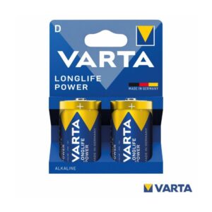 2 Pilhas Alcalina LR20/D 1.5V Longlife Power Varta - PAV-LR20/2B