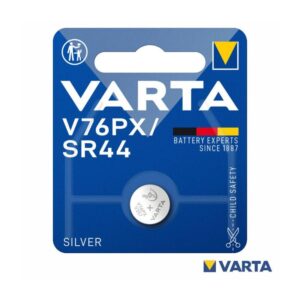 Pilha Óxido Prata Botão V76PX/SR44 1.55V Varta - POV-V76PX