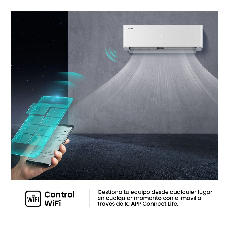 Kit de Ar condicionado Energy Pro X 9K Branco QH25XV0A Hisense - Image 6