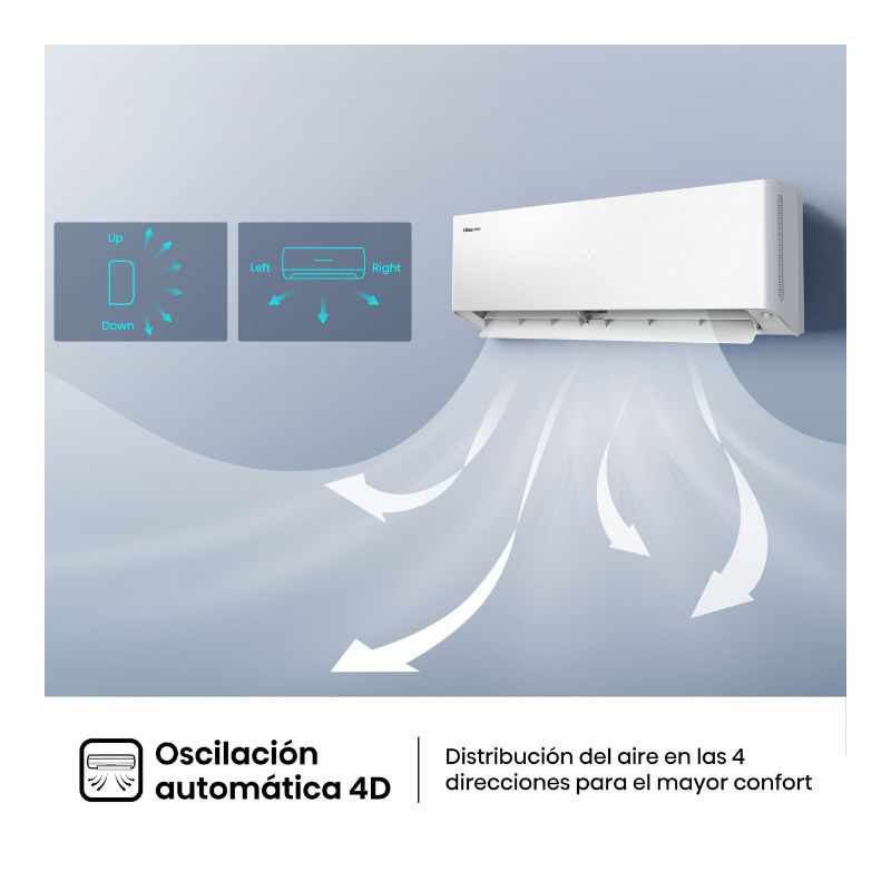 Kit de Ar condicionado Energy Pro X 12K Branco QH35XV0A Hisense - Image 2