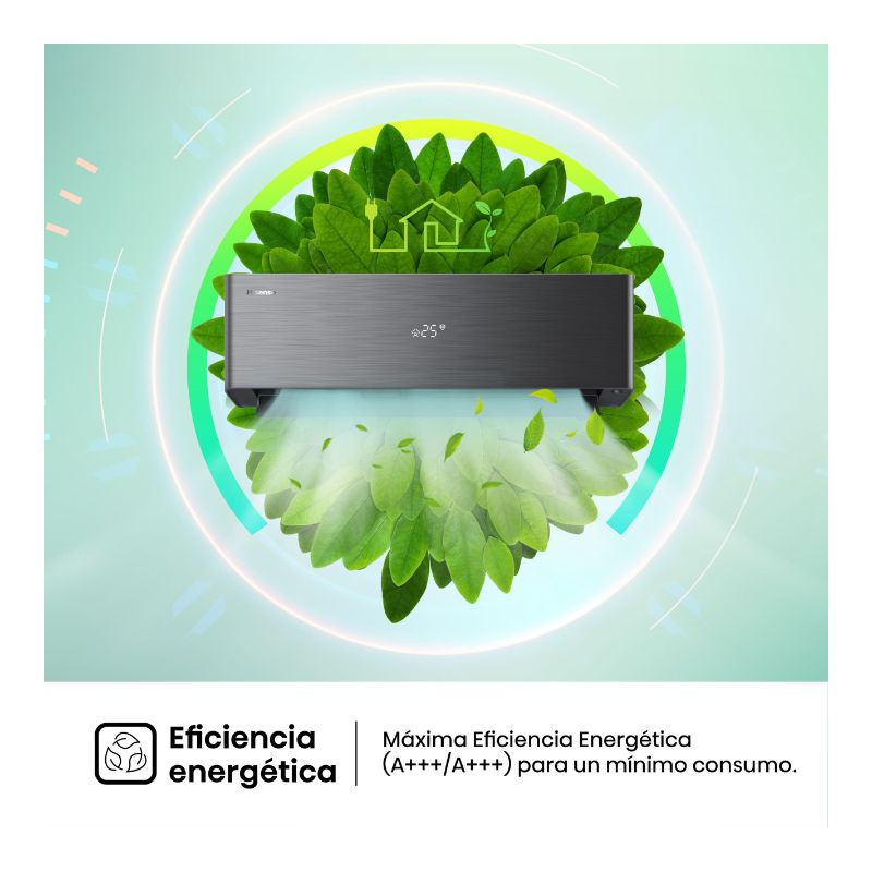 Kit de Ar condicionado Energy Pro X 12K Preto QH35XV0B Hisense - Image 2