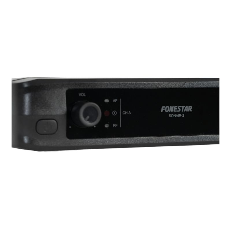 Microfone duplo sem fios de mão e portátil UHF, frequência fixa Fonestar - SONAIR-2MP - Image 3