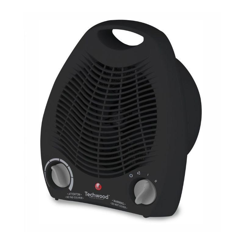 Aquecedor Termo ventilador 1000W/2000W Preto TECHWOOD - TCG-2016