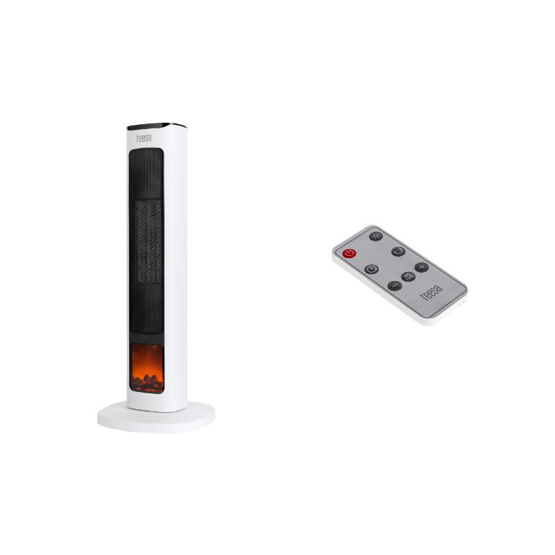 Aquecedor Termo ventilador Torre 1000/2000W C/ Comando TEESA - TSA8052