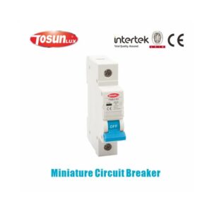 Disjuntor Aut.Magneto-Térmico 1P 20A 6KA Curva C Tosun - TSB3-63120A6