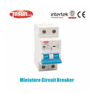 Disjuntor Magneto-Térmico 2P 20A 6KA Curva C Tosun -TSB3-63220A6