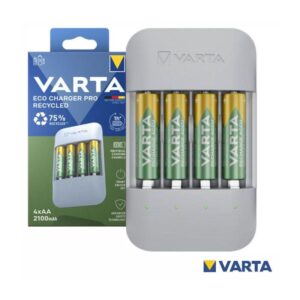 Carregador PRO pilhas AA/AAA C/ 4 Pilhas AA 2100mAh 56816 Varta - VHR6-A2100/CHR4