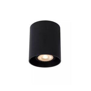 Aplique Plafon BODI Preto Redondo GU10 50W 09100/01/30 Lucide