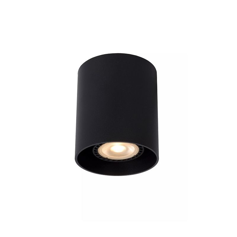 Aplique Plafon BODI Preto Redondo GU10 50W 09100/01/30 Lucide