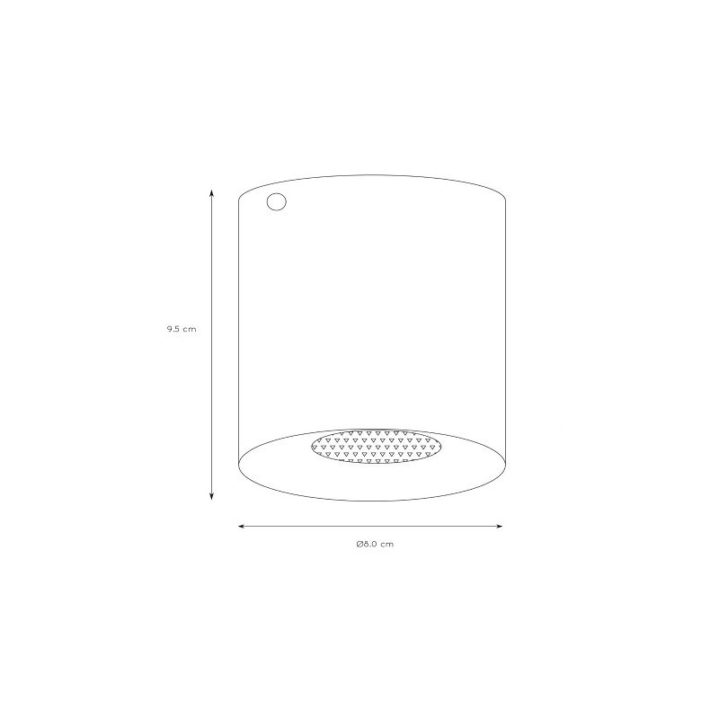 Aplique Plafon BODI Preto Redondo GU10 50W 09100/01/30 Lucide - Image 2