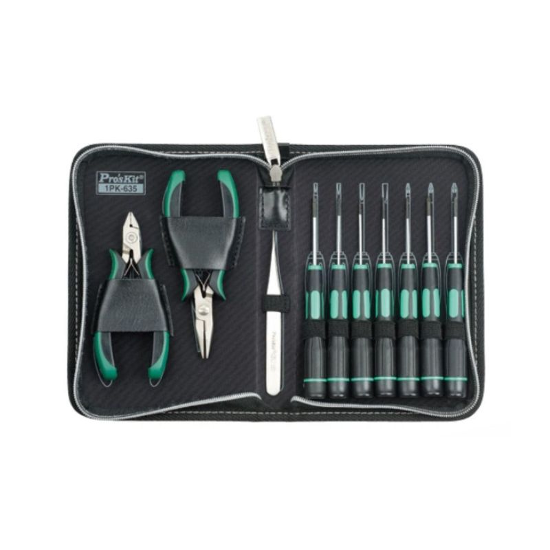 Mala Ferramentas Profissional 10 Peças Proskit - 1PK-635