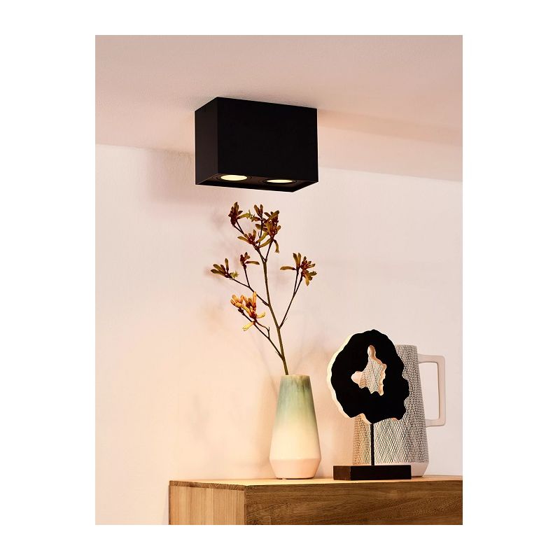 Aplique TUBE Saliente Preto Retângulo 2xGU10 50W 22953/02/30 Lucide - Image 3