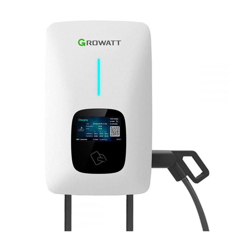 Carregador de Carro Elétrico Trifásico 11kW Growatt THOR 11AS-P