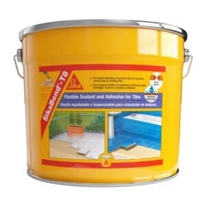 Cola flexível e estanque, monocomponente, para impermeabilização e colagem de cerâmicos SikaBond® T-8