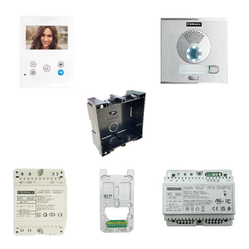 Kit Vídeo Porteiro City VEO-XS WIFI DUOX PLUS 1L Fermax - 94511