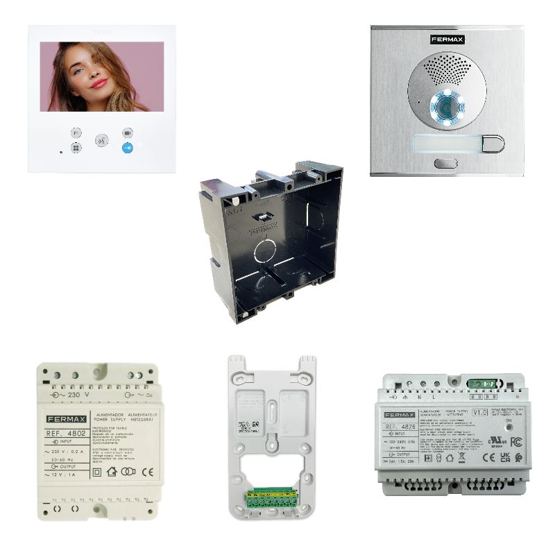 Kit Vídeo Porteiro City VEO-XL WIFI DUOX PLUS 1L Fermax - 9471