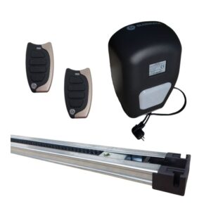 Kit Portão de Garagem Fénix I 1200 Metálica | Int | Corrente 2.5M Globmatic - FénixI1200Corrente