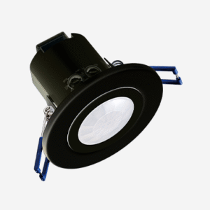 Detetor de movimento PIR ST40C 360º de encastrar Aron Preto