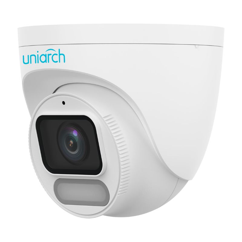 Câmara IP Turret 2 MP Lente 2.8 mm Uniarch - IPC-T242-ADF28K-WP