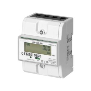 Medidor de energia trifásico com MID, 80 A, 4,3 módulos, DIN TH-35 mm Orno - OR-WE-531