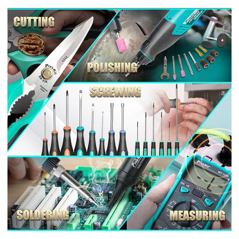 Mala Ferramentas Profissional 57 Peças PROSKIT - PK-1900NB - Image 2