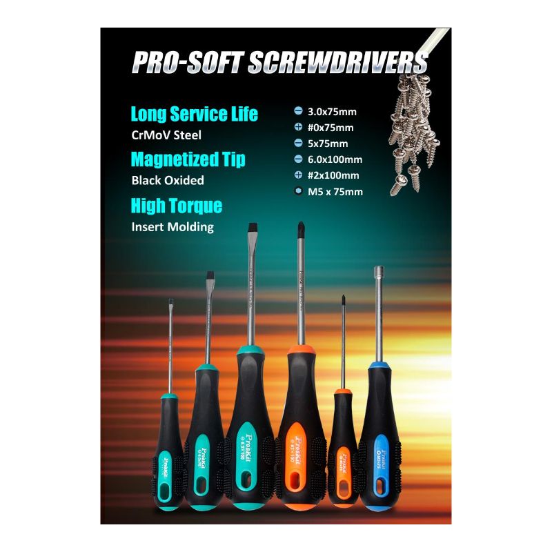 Conjunto de Ferramentas Manutenção Elétrica PROSKIT - PK-618B - Image 3