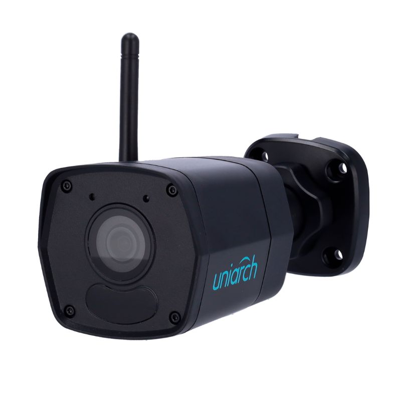 Câmara IP 2 Megapixel WiFi Preto Uniarch - UHO-B1R-M2F3-BLACK